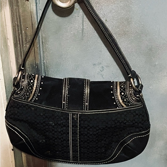 Coach signature studded soho shoulder bag - Picture 4 of 4